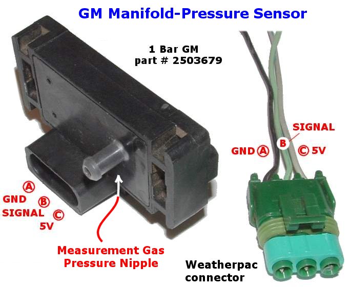 Gm 1 Bar Map Sensor Voltage Chart